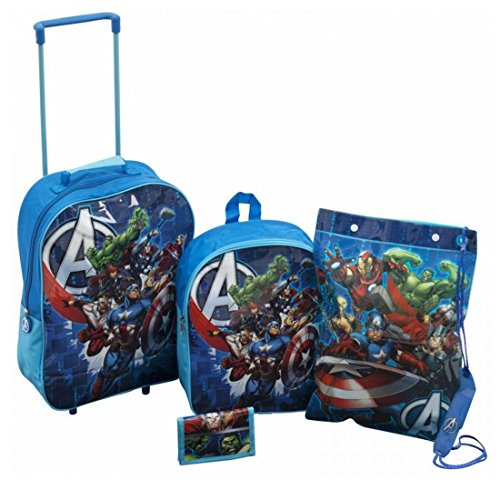 Marvel Avengers 5 Piece Luggage Set 