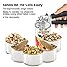 Manual Can Opener, Smooth Edge Can Opener, Heavy Duty Manual Tin Bottle Opener with Soft Grips Handles & Easy Turn Knob For Home Kitchen Restaurants. (R8)