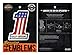 Harley-Davidson Distressed #1 RWB Embossed Leather Emblem Patch, 4 x 2.75 inches