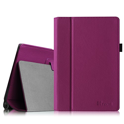 Fintie Lenovo Yoga 10 / Yoga 10 HD+ Folio Case - Premium Leather Cover With Stylus Holder (For Yoga Tablet 10.1-Inch / Yoga Tablet 10.1-Inch HD+) - Purple