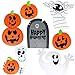 Spooktacular Creations Halloween Decorations Outdoor Skeleton and Ghost Corrugate Yard Stake Signs Halloween Lawn Yard Decorations (Pack of 7)