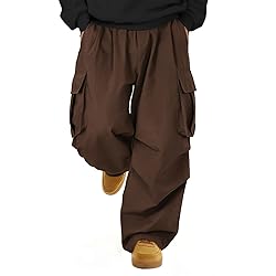 Baggy Cargo Pants Men Wide Casual Parachute Pants