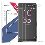 Sony Xperia XA Ultra Screen Protector, Wimaha 2 Pack Sony Xperia XA Ultra 9H Tempered Glass Screen Protector for Sony Xperia XA Ultra Bubble Free
