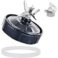 Pro Extractor Blade Assembly for Ninja Blender, 7 Fins Blender Blade Replacement fit for Nutri Ninja Blender, Blender Replacement Parts 409KKU641 compatible with BL480 BL640 BL642 BL680 BL682 NN102