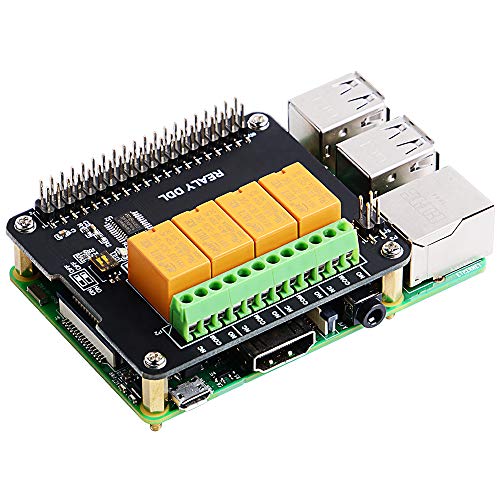 GeeekPi Raspberry Pi Expansion Board 4 Channel Relay Board Module Power