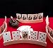 GrowUpSmart Set of 4 Wooden Playing Card Holders in Curved Design - 14
