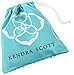 Kendra Scott Elle Drop Earrings for Women, Fashion Jewelry, 14k Gold-Plated, Slate Cats Eye