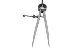 HYUDUO Dovetail Guide, Flat Leg Spring Marking Gauge 7.1in Adjustable Carbon Steel Woodworking Dividers Compass Caliper Marking, Industrial Feeler gauges