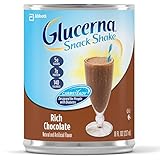 GlucernaSnack Shake, To Help Manage Blood Sugar, Rich Chocolate, 8 fl oz, Pack of 16