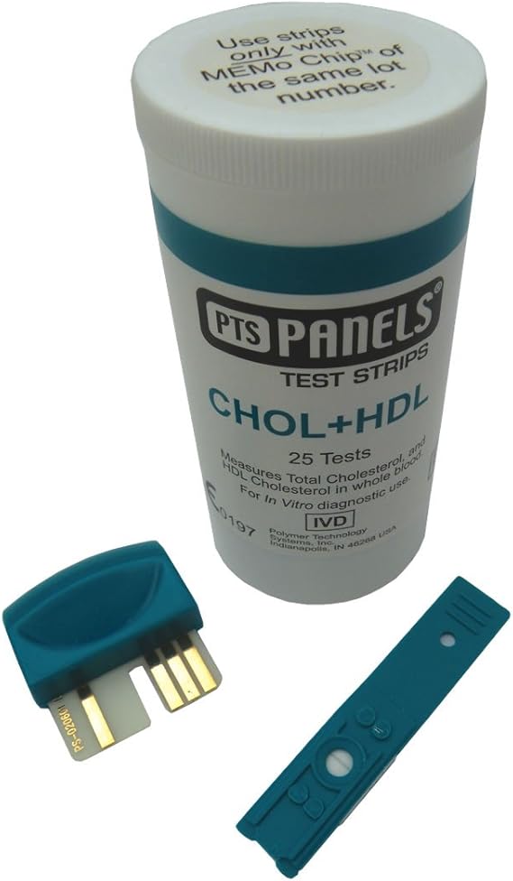 CardioChek Total & HDL Cholesterol Panel Test Strips (x25) Amazon.co