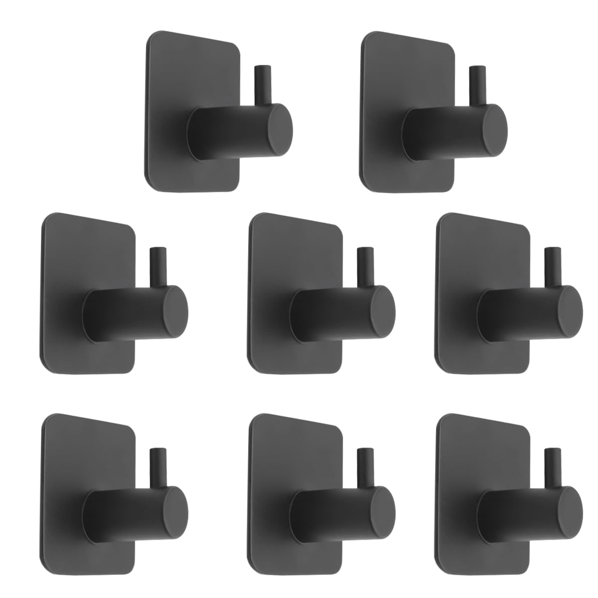 Biqing Brushed Nickel Suction Cup Hooks,Heavy Duty Suction Cup Towel Hook Up to 12 lbs,Removable Shower Loofah Holder for Bathroom, Kitchen, Glass Door, Mirror, Tile(4-Pack，Silver)