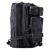 HUKOER Tactical Rucksack - Trekking Backpack 30/45L Hunting Shoulder Bag (Buy One Get One Set Free Hand Grippers ) Waterproof Hiking Bag Military Rucksack School Daypack Combat Pack Large Capacity