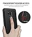 Ringke Onyx Compatible with LG G7 ThinQ Case Brushed Metal Design Flexible & Slim Dynamic Stroked Line Pattern Durable Anti Slip Shock Absorbent Cover for G7 Thin Q - Black