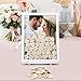 GLM Premium Wedding Guest Book Alternative with Welcome Sign and 85 Hearts - A Perfect Piece to Rustic Wedding Decorations for Ceremony Outside, an Alternative for Your Guest Book Wedding Reception!