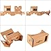 Google Cardboard, SARLAR 3D VR Headset DIY Goggles Virtual Reality Movies and Video Games Viewer Kit For All 3.0