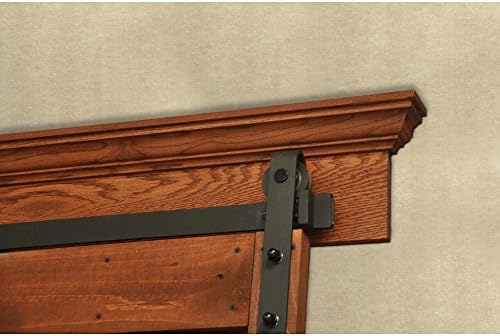 Pinecroft 3 in. x 7.5 in. x 88 in. Unfinished Oak Crown Barn Door Mounting Board