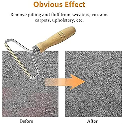 2 Pack Portable Lint Remover,Clothes Fuzz Remover Fabric Shaver, Double Sided Fuzz Remover for Removing Dust and Pet Hair from Clothing, Furniture, Curtain, Blanket, Couch
