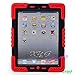 NEW Shockproof Dirt Snow Sand Proof Extreme Army Military Heavy Duty Cover Case Kickstand for Apple iPad Mini 1/2/3 mini 3 2 1 @XYG (8-red/black)