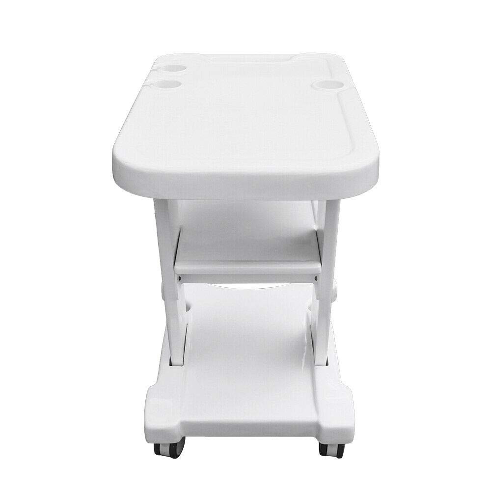 LiFuJunDong Beauty Rolling Trolley Cart, Mobile Salon Spa Service Clinic Equipment Mobile Cart Instrument Hairdressing Storage+4 brake Wheel: Beauty