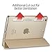 ESR iPad Mini Case, iPad Mini 2 Case, [Corner/Bumper Protection] Soft TPU Bumper Edge Smart Case with Auto Sleep/Wake Function Compatible for Apple iPad Mini 1/2/3 (Champagne Gold)?