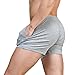 Linemoon Men's Solid Cotton Sleep Bottoms Fashion Simple Active Shorts