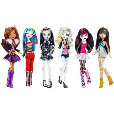 Monster High Original Dolls, 6-Pack, CGH18