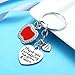 Nimteve Teacher Keychain Thank You Gifts Thank You For Helping Me Grow And Learn Teacher Appreciation Jewelry