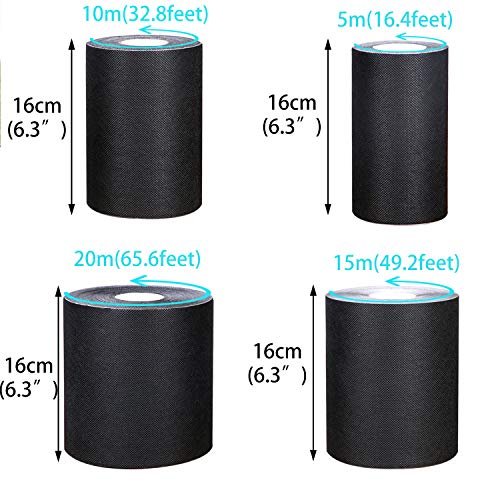 Rhomtree Artificial Grass Tape Self Adhesive Seaming Turf Tape Garden Lawn Mat Rug Jointing Synthetic Turf Seam Glue (6inch X 65.6feet(15CM X 20M))