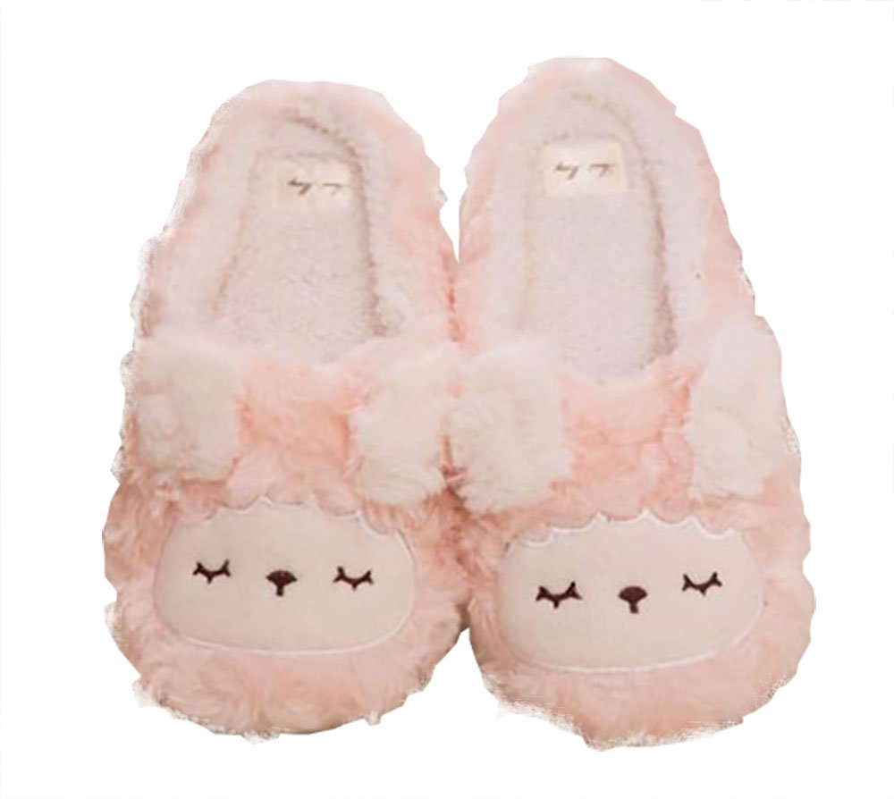 TOKYO-T Womens Animal Slippers ing Sheep Fuzzy Room Shoes Size 7