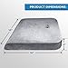 Large Seat Cushion for Wheelchairs, Office Chairs and Recliners - 19.5 x 17 x 3.5 Inch Large and Soft Cushion for Users up to 300lbs - Relieves Sciatica, Tailbone and Back Pain