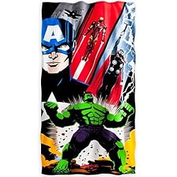 See Marvel Avengers 100% Cotton Beach Bath towel 30x60 Details