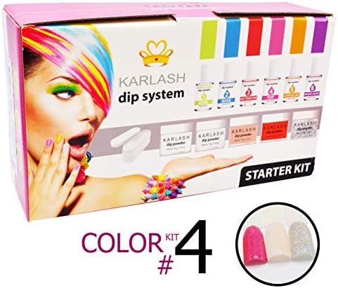 Karlash Dip System Dipping Powder Starter Kit - Color Kit #4
