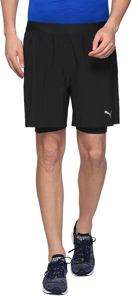 puma 2 in 1 running shorts