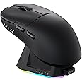 ATTACK SHARK x Ajazz AJ159P Gaming Mouse with Magnetic RGB Charging Dock,2.4G Wireless Gaming Mouse PAW3395 Sensor 26K DPI,1K Polling,6 Programmable Buttons,Ergonomic Computer Mice USB3.0 for PC/MAC
