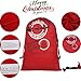 Blank Santa Sack, Personalized Santa Bag with Drawstring Jumbo Size 27.6