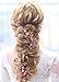 Missgrace Extra Long Rose Gold Hair Vine Crystals Bridal Hair Vine Wedding Hair Vine Crystals Bridal Wedding Pearl Hair Vine Wedding Hair Accessory for Party and Evening 19.7 Inches …