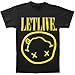Authentic LETLIVE Nirvana Upside Down Smiley Face Logo T-Shirt 2XL NEW