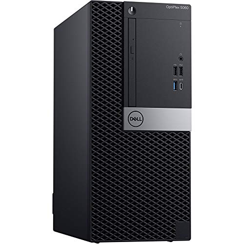 Dell OptiPlex 5060 Tower Desktop Business Computer with Intel Core i5-8500 3.0GHz 6-core CPU, 16GB RAM, 500GB SSD, Windows 10 Professional