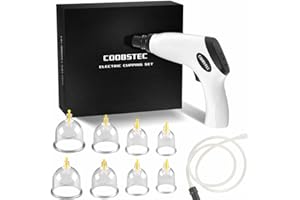 Cupping kit for Massage Therapy, Profession Cupping Set with Electric Cupping Guasha Pump, Cupping Therapy Set with 8pcs High