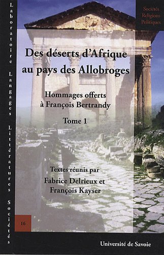 Mélanges offerts à François Bertrandy