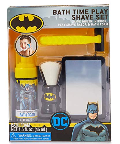DC Comics Batman Boy's Bath Time Play Shave Set