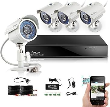 Amazon Com Funlux Ks Y84uh 8 Channel De Vigilancia Sistema De Camaras De Seguridad Camera Photo