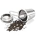 EZOWare Tea Infusers for Loose Leaf Tea [Set of 4] Stainless Steel Fine Mesh Tea Strainer with Handle and Lid, Reusable Tea Steeper for Tea Pot, Cup, Mug