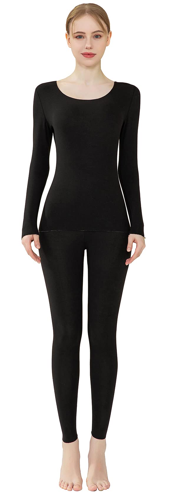 PLUMZJOY Women's Thermal Underwear Sets Ultra Soft