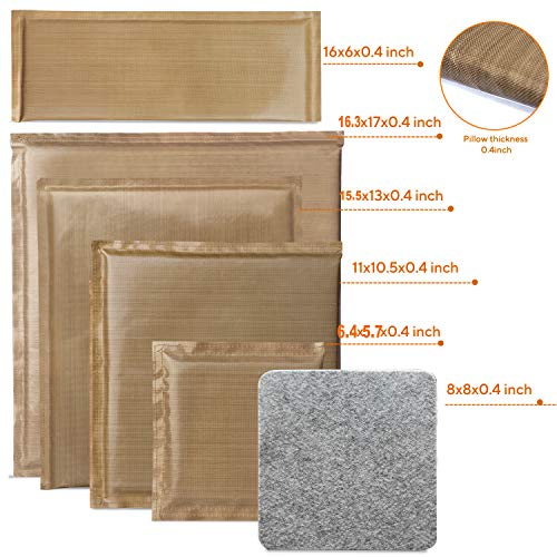 Arshvyl 16x16" Heat Press Pillow Bundle, Heat Resistant Heat Pressing