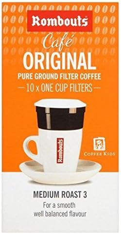 Rombouts Original Blend One Cup Filters - 10 per pack