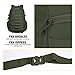 Mardingtop 35L Tactical Backpacks Molle Hiking daypacks for Motorcycle Camping Hiking Military Traveling M6227-Army Green