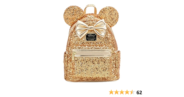 gold minnie mouse backpack