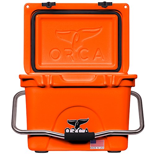 ORCA 20 Quart Insulated Cooler Hard Side Durable Ice Chest, 5 Gal