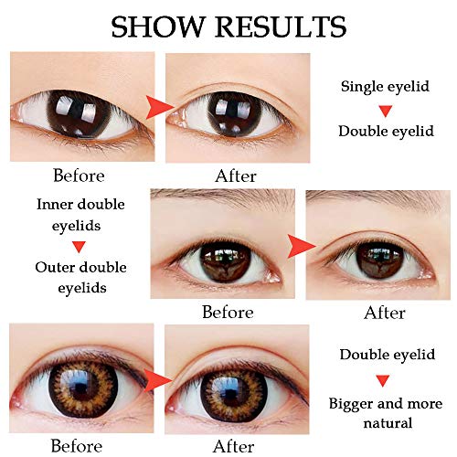 2 Pack Double Eyelid Styling Cream Natural Invisible Double Eyelid Shaping Cream Long-lasting Transparent Gel (2 PCS)